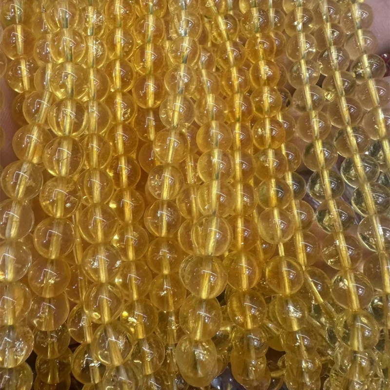 Mărgele de cristal 7A, rotunde, cristal natural, prelucrate prin șlefuire și lustruire, componentă DIY bijuterii