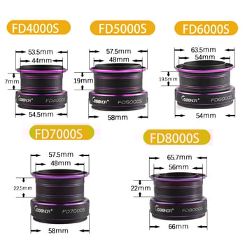 KINO spinning orsó – teljesen fémből készült test – 20 db a dobozban