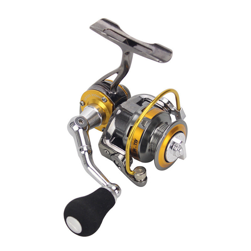 Mulinica za led, 2. generacija, 150# linija, potpuno metalna mini spinning mulinica, legura cinka, kompaktni dizajn