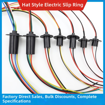 RAM-тип електрически плъзгащ пръстен, 2/3/4/6-ходови, въртящ се конектор за UAV и медицински устройства
