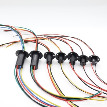 RAM-тип електрически плъзгащ пръстен, 2/3/4/6-ходови, въртящ се конектор за UAV и медицински устройства