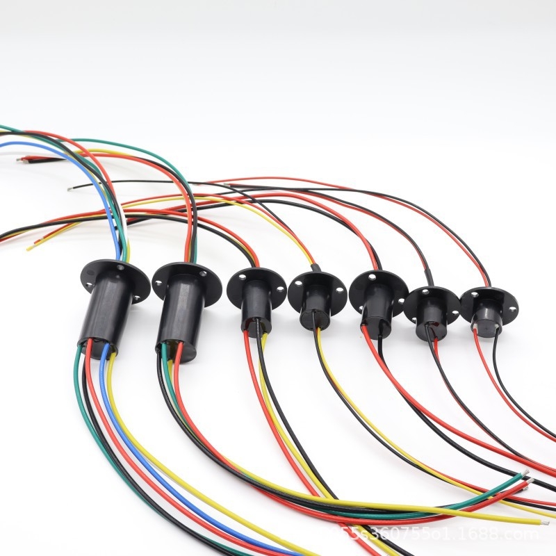 RAM-тип електрически плъзгащ пръстен, 2/3/4/6-ходови, въртящ се конектор за UAV и медицински устройства