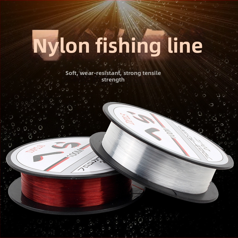 Hlavná línia na rybolov - Nylon, 100 m, pevná, balenie 300 ks