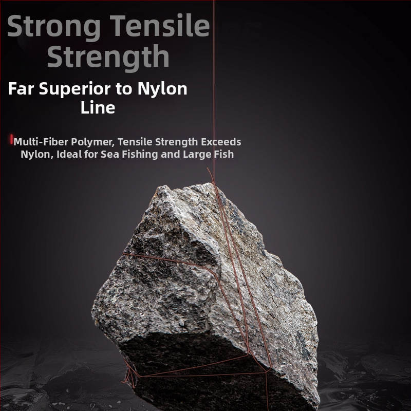 PE zvejas līnija ar oglekļa kodolu ilgiem metieniem (Materiāls: PE; Izcelsme: Zhejiang; Makšķerēšanas vieta: savvaļas zveja)