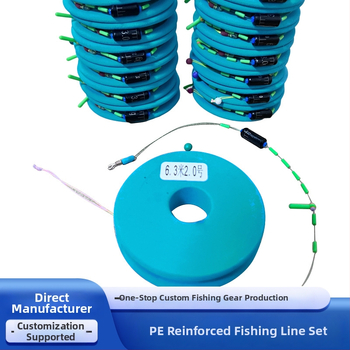 Nailona makšķerēšanas līniju komplekts dīķiem un rezervoāriem