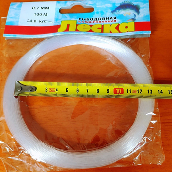 Fő horgász damil – nylon, szakítószilárdság 3–300 kg, csomagolás 80–1000 db, tengeri és hajóhorgászat