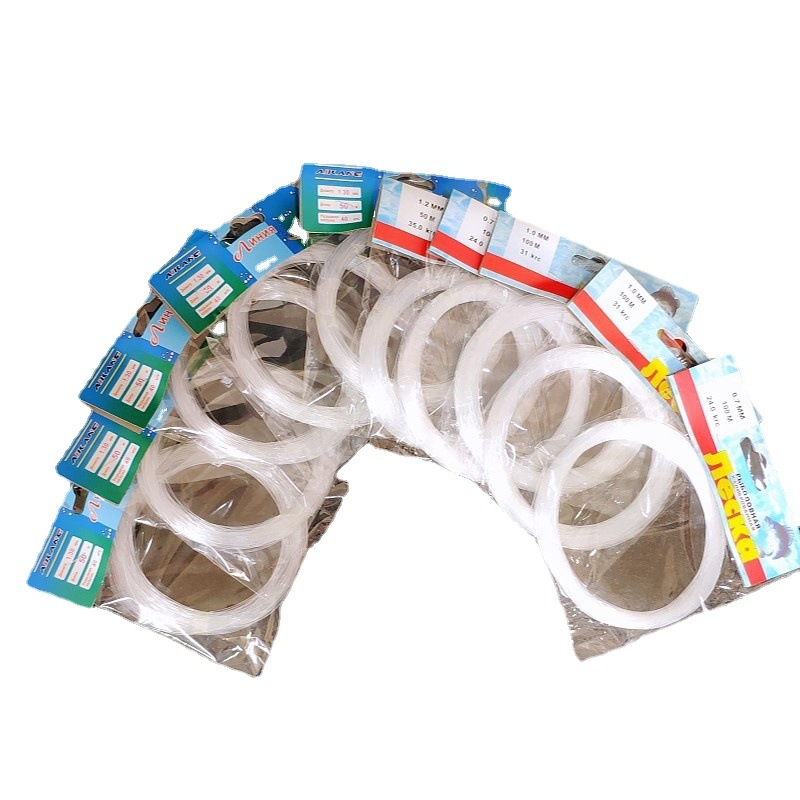 Fő horgász damil – nylon, szakítószilárdság 3–300 kg, csomagolás 80–1000 db, tengeri és hajóhorgászat