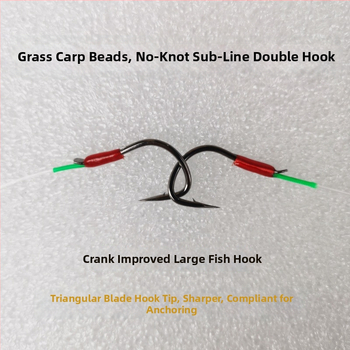 A60 Crank – Uzlabots Liels Zivju Ķērājs Ar Bezkontaktēju Līdzeri, Pērli un Atdalīto Pastiprināto Nīlona Līniju