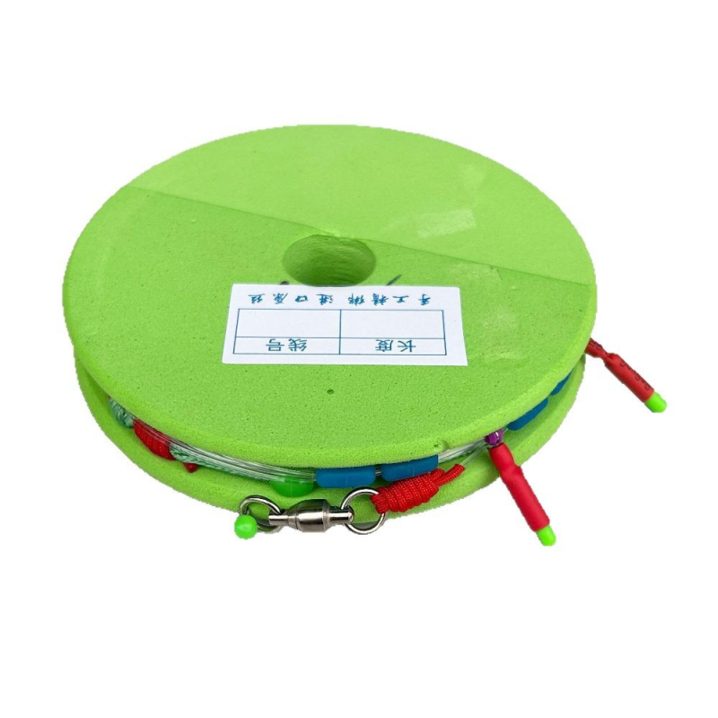 Set linija za ribolov - bez olova, ojačani dijamantni čvorovi, najlonska vlakna, 4.5–20 m, Crna jama