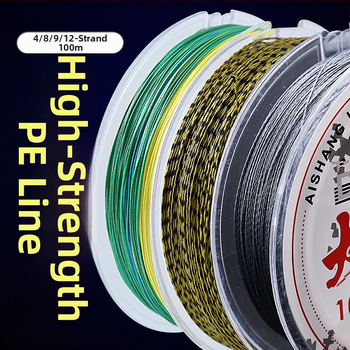 Hongfei PE hlavná rybárska šnúrka, materiál PE, pevnosť 100, balenie 100 kusov