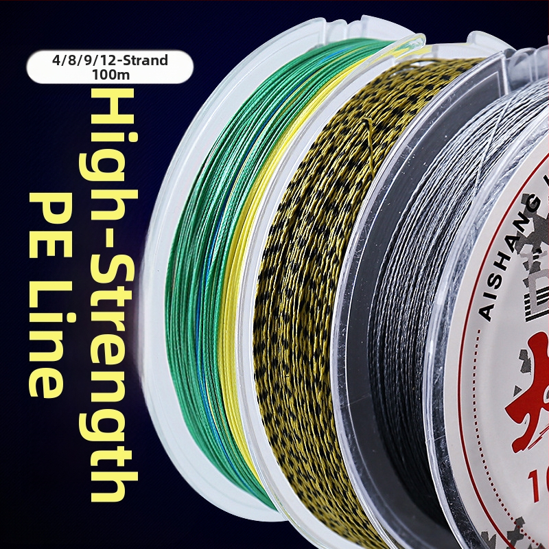 Hongfei PE hlavná rybárska šnúrka, materiál PE, pevnosť 100, balenie 100 kusov
