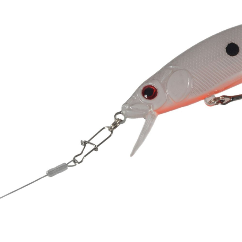 Drôtová vodítko línie pre morské rybárstvo, priemer 0,6 mm, nosnosť 7,5 kg, balenie 5 kusov