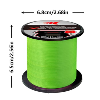 Obs PE plietena glavna linija, 8 niti, 10–80 lb, ribolovna linija