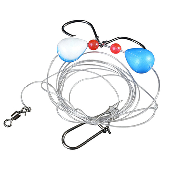 Морски риболовен комплект: кука и поплавък от въглеродна стомана, ръчно завързан, 20 lb, произход Weihai