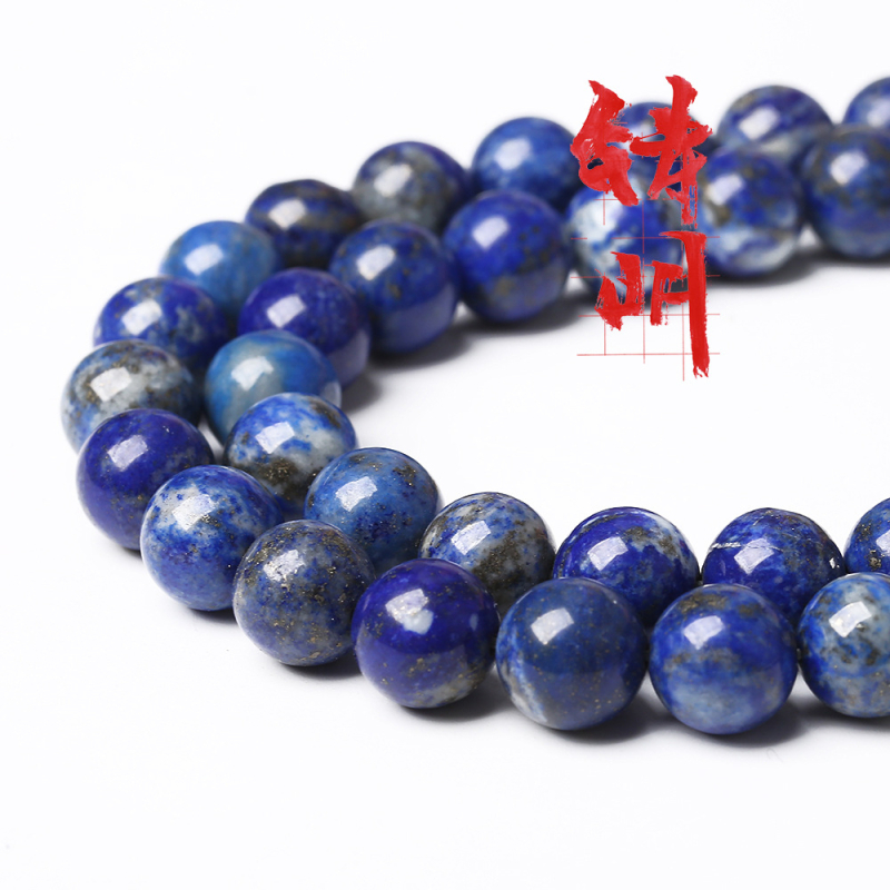 Lapis lazuli slobodne perle, okrugle, 4–14 mm, poluproizvodi za DIY nakit