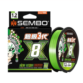 Hlavná línia, PE opletená rybárska línia, 8-pletená, odolná voči opotrebeniu, dlhý dolet hádzania