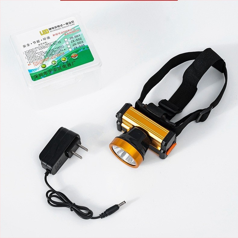 LED čelovka 30W, nabíjateľná batéria 2000mAh, hliníkový rám, dosah 100–200 m