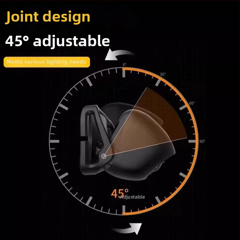 Galvos žibintas, įkraunamas, atsparus vandeniui, naktinei žvejybai, nešiojamas