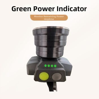 Xilige 21700 LED galvos žibintas, įkraunamas, dėvimas ant galvos, ilgalaikė lazerio spindulys, spindulys 500–1000 m, veikimo laikas 20–40 h, modelis 608