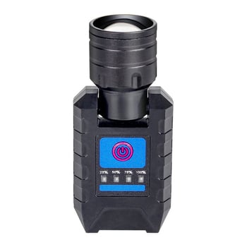 Star Warrior LED фенер за шапка с клип, алуминиева сплав + ABS, 3W, капацитет на батерията 1500, обхват 200-500 m