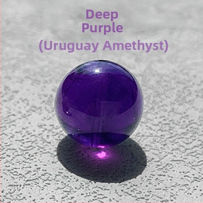 Amethyst drum beads – prírodný kryštál/polodrahokam, elektroplating povrch, značka Du, jar 2024 vydanie