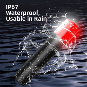 Laivų naktinio navigacijos žibintas – LED, ABS+PC korpusas, įkraunamas maitinimas, modelis T1, išmanusis prisilietimo jungiklis