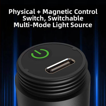 Laivų naktinio navigacijos žibintas – LED, ABS+PC korpusas, įkraunamas maitinimas, modelis T1, išmanusis prisilietimo jungiklis