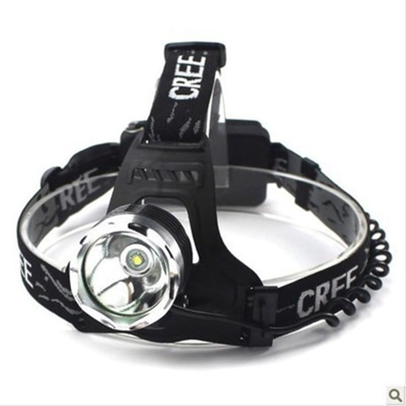 Челна лампа T6 за нощен риболов - 30W LED, зареждана, обхват 200-500 м, алуминиева сплав