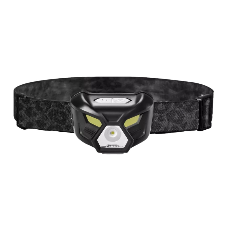 LED fejlámpa kültéren, újratölthető, vízálló, 200 m világítási távolság, 5–10 óra üzemidő