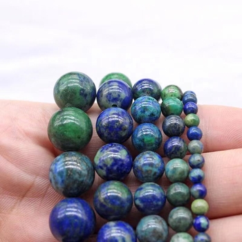 7A mărgele rotunde din lapis lazuli Phoenix, piatră naturală, slefuite și lustruite, pentru brățări DIY
