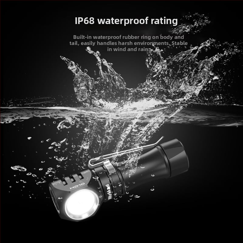 Čelovka HD10, LED, 1200 lm, dosvit 100 m, 46 g, napájanie batériou