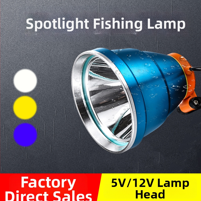 Žvejybos LED naktinė lemputė - aliuminio lydinys, reikalingas išorinis maitinimo šaltinis, LED šaltinis, 100-200 m diapazonas, Fisherman's Treasure