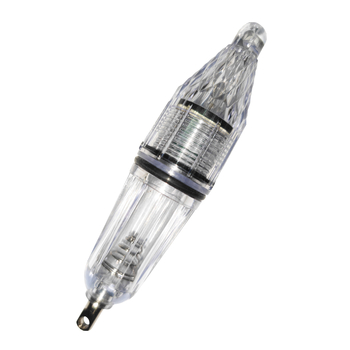 Povandeninė žvejybos lemputė su LED, kinetinės energijos maitinimas, plastikinis korpusas, nuotolis 100–200 m