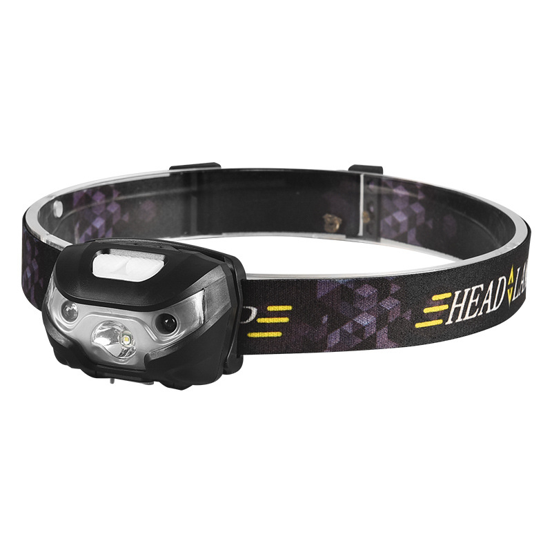 LED svjetiljka za glavu | USB punjenje, ručno pokretanje, ABS kućište, domet 50–100 m
