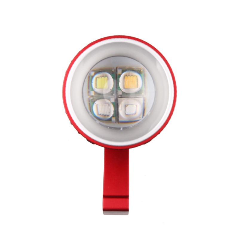 LED Horgász Lámpa 40W fókuszált fénnyel, 13200mAh akkumulátorral, Négy LED fényforrás, 200-500 m hatótáv