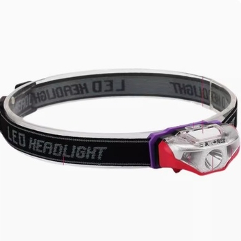 Sanyou 307A galvos žibintuvas su gestų valdymu, lauko žvejybai, galvos diržo pritvirtinta šviesa