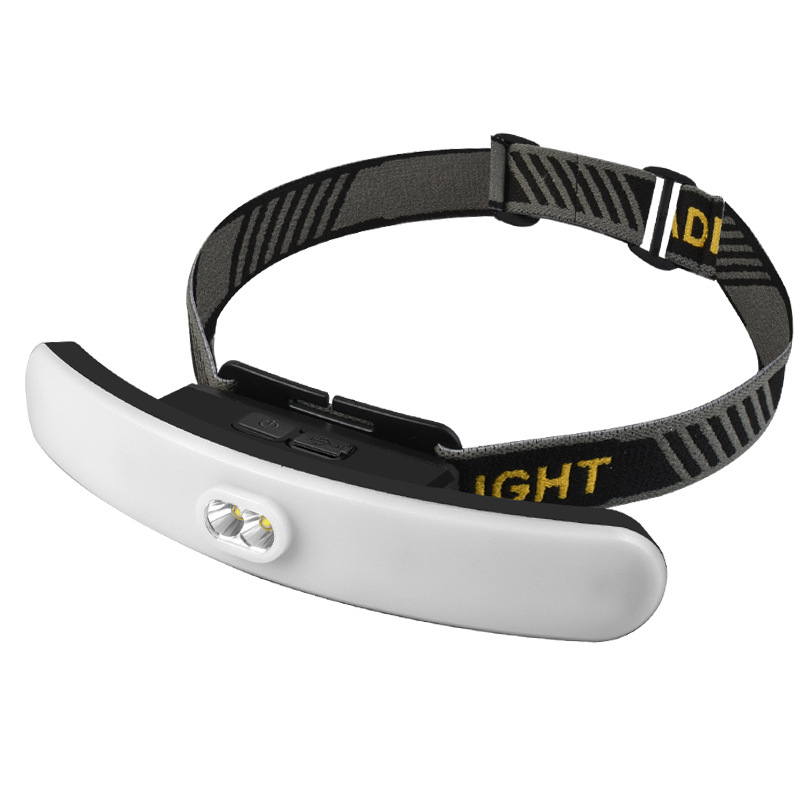 LED челник с 3W бяла светлина, режим червена светлина, презареждаема батерия 800mAh – лъч 50–100m за къмпинг, туризъм и нощен риболов