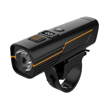 Φανάρι μπροστινό ποδηλάτου LED, 10W, επαναφορτιζόμενη μπαταρία 1200 mAh, σώμα από κράμα αλουμινίου, εμβέλεια έως 50 m (LED, 10W, 1200 mAh, κράμα αλουμινίου, 50 m)