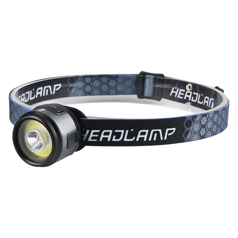 Frontala LED pentru exterior cu încărcare Type-C, curea magnetică, lumină roșie, senzor – 1200 mAh, 5 W, rază 200-500 m, impermeabil