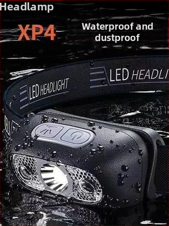 Φακός κεφαλής LED – επαναφορτιζόμενος, αδιάβροχος, δέσμη 10 m, αυτονομία 3–10 h, μπαταρία 18650