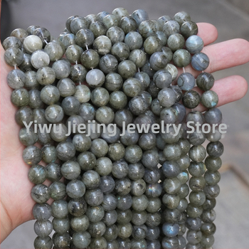 Prirodne bijele sjajne kamenčiće perle, okrugle, 10 mm, za DIY izradu narukvice, visokokvalitetni dijelovi od poludragog kamenja