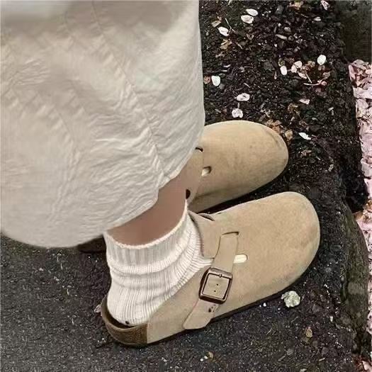 Moterų platforminiai šlepetės - PU viršus, TPR padas, Mori Girl stilius, vasara 2024