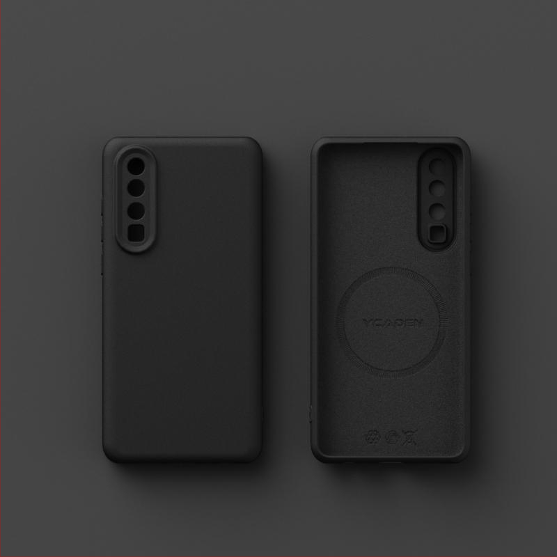 Husa Hl Huawei P30/P30 Pro – silicon lichid, închidere magnetică, căptușeală din catifea integrată, anti-șoc, design simplu și ușor