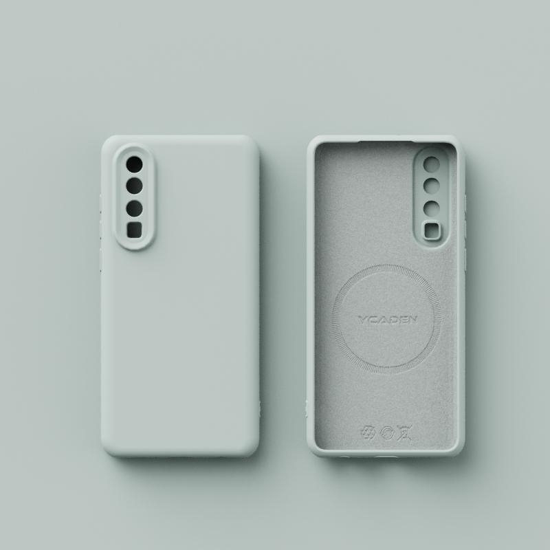 Husa Hl Huawei P30/P30 Pro – silicon lichid, închidere magnetică, căptușeală din catifea integrată, anti-șoc, design simplu și ușor