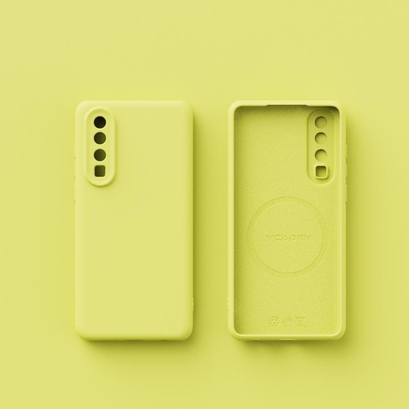 Husa Hl Huawei P30/P30 Pro – silicon lichid, închidere magnetică, căptușeală din catifea integrată, anti-șoc, design simplu și ușor