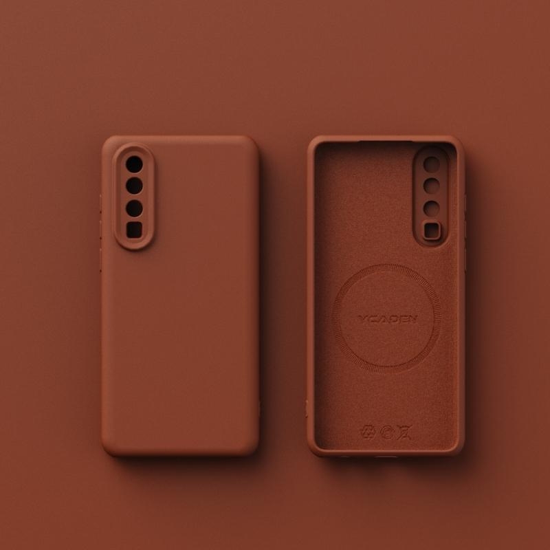 Husa Hl Huawei P30/P30 Pro – silicon lichid, închidere magnetică, căptușeală din catifea integrată, anti-șoc, design simplu și ușor