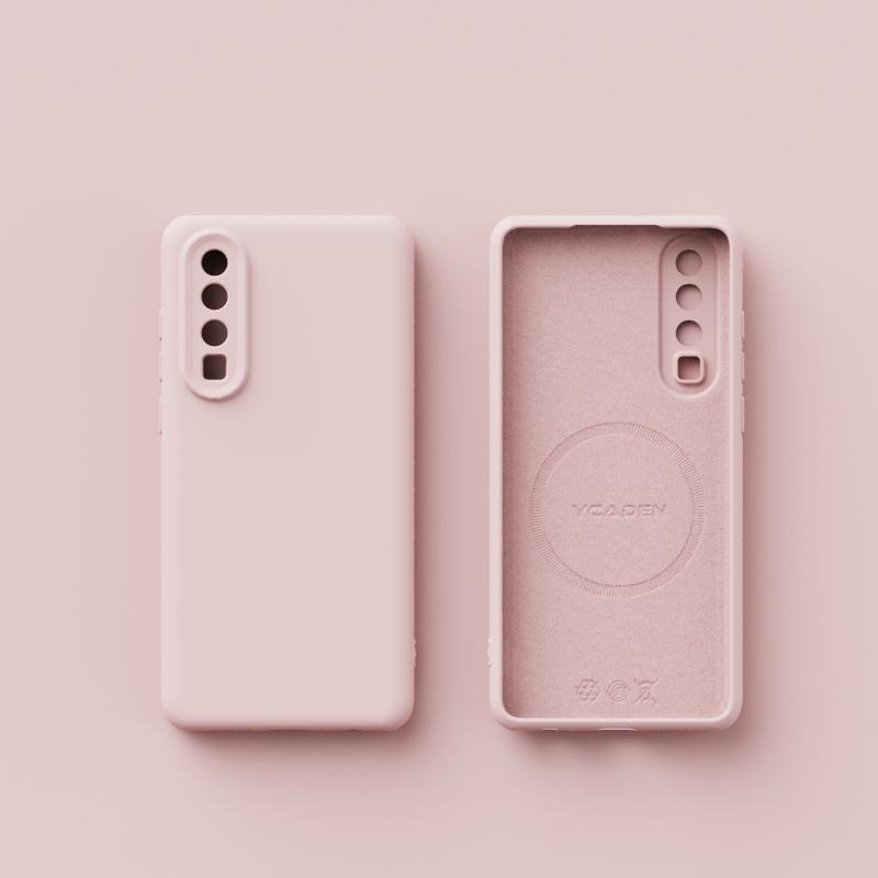 Husa Hl Huawei P30/P30 Pro – silicon lichid, închidere magnetică, căptușeală din catifea integrată, anti-șoc, design simplu și ușor