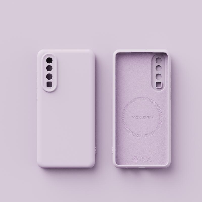 Husa Hl Huawei P30/P30 Pro – silicon lichid, închidere magnetică, căptușeală din catifea integrată, anti-șoc, design simplu și ușor