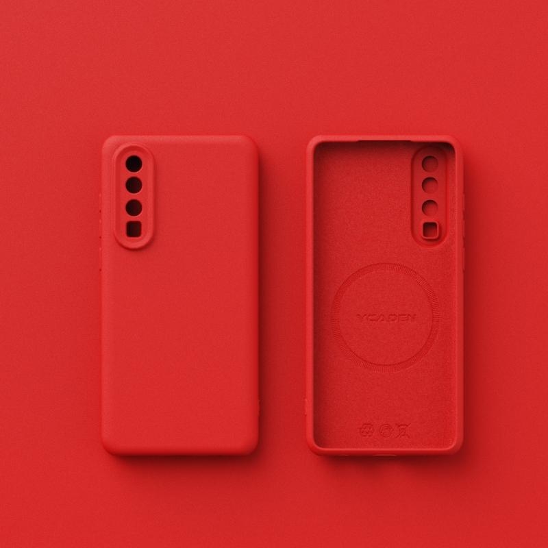 Husa Hl Huawei P30/P30 Pro – silicon lichid, închidere magnetică, căptușeală din catifea integrată, anti-șoc, design simplu și ușor