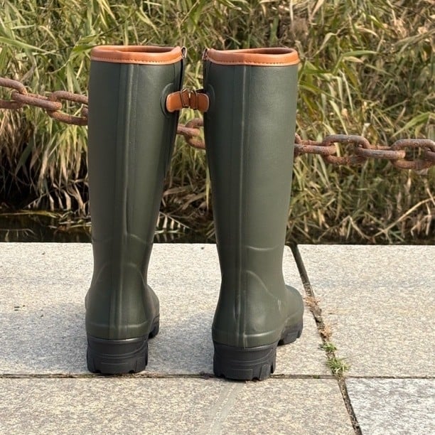 Gumene čizme za kišu od kaučuka, visok vrat, kopča, unisex, vodootporne, protuklizne
